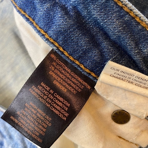 FRYE Denim Jeans straight leg Medium Wash - Picture 4 of 8